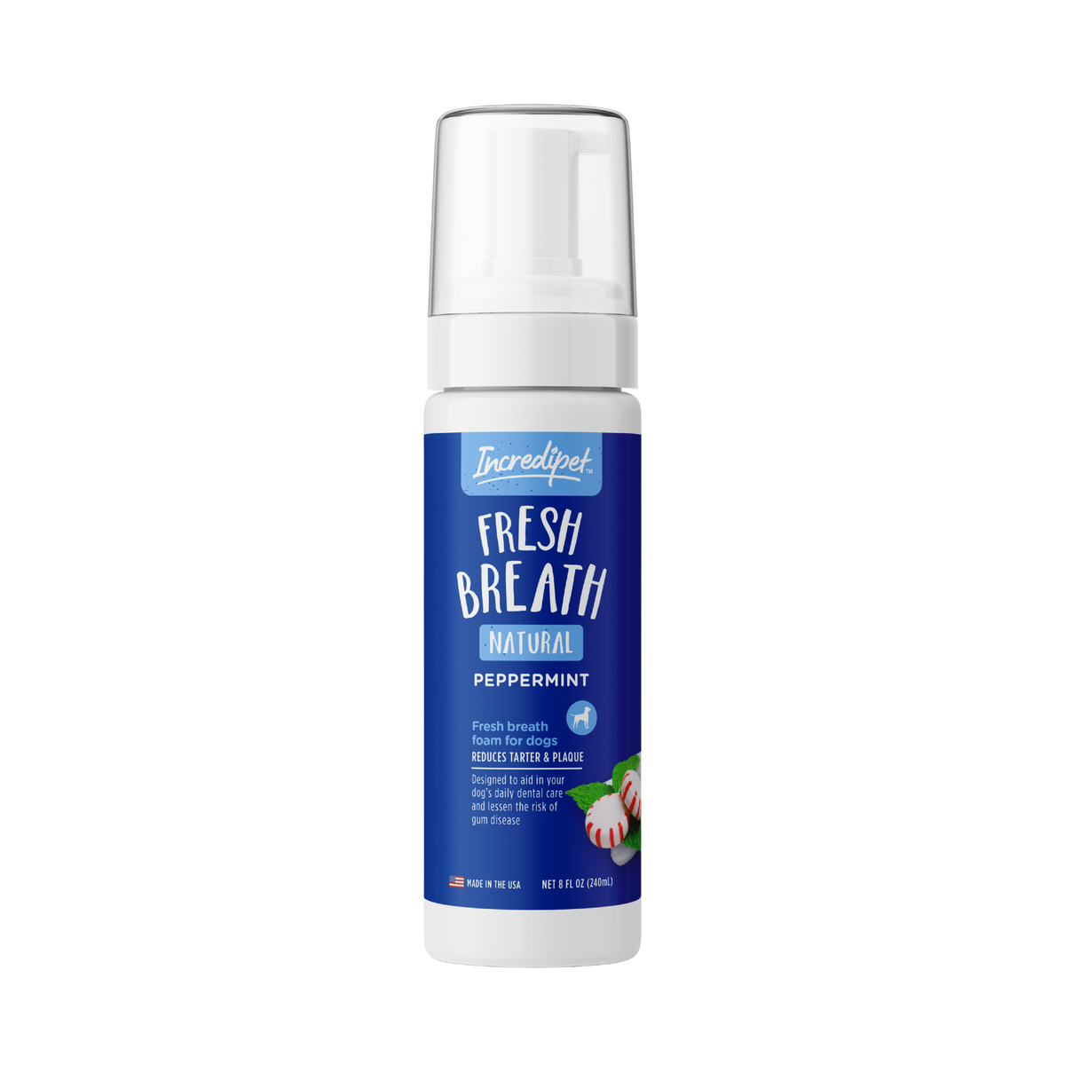 Incredipet Fresh Breath Foam 8 oz