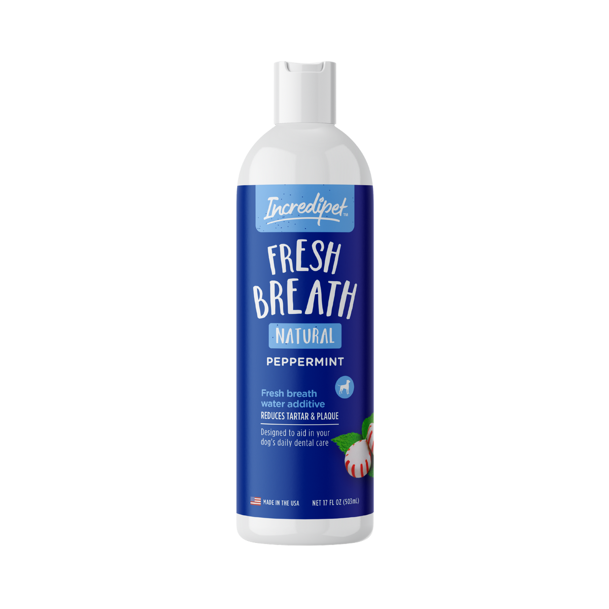 Incredipet Fresh Breath Water Additive 17 oz