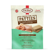 Primal Raw Frozen Patties Chicken Formula Dog Food 6 lb