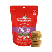 Stella & Chewy's Tantalizing Turkey Dinner Patties Freeze-Dried Raw Dog Food 14 oz