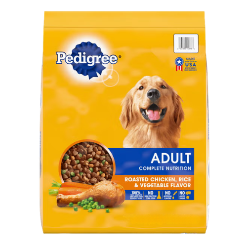 Pedigree Complete Nutrition Roasted Chicken, Rice & Vegetable Flavor A ...