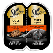 Sheba Perfect Portions Grain-Free Roasted Chicken Cuts in Gravy Entrée Adult Wet Cat Food