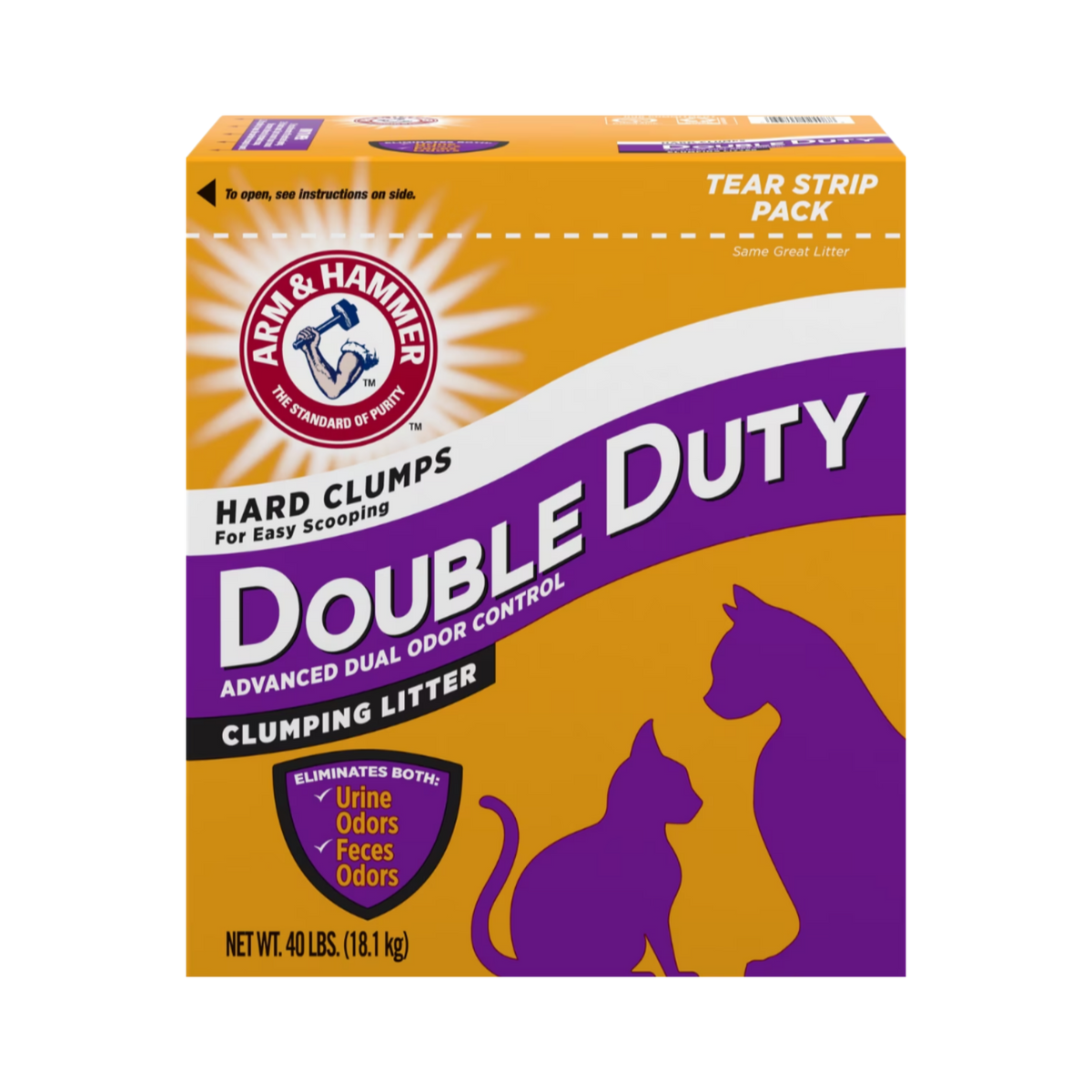 Arm & Hammer Double Duty Scented Clumping Cat Litter 40 lb