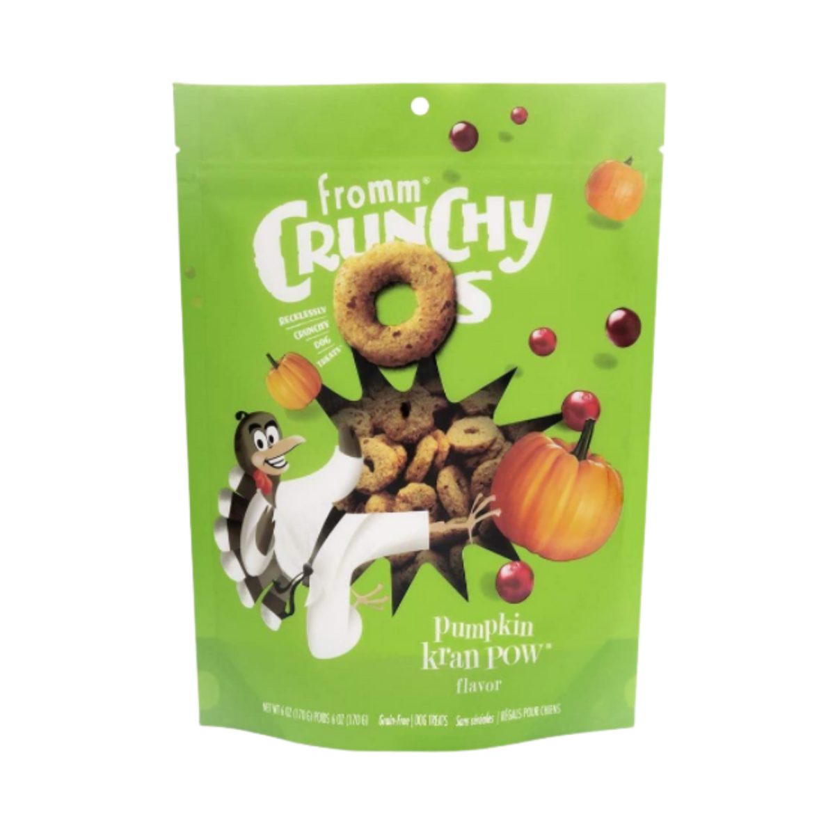 Fromm Crunchy Os Pumpkin Kran-Pow Dog Treats 6 oz