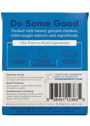 Open Farm Chicken & Salmon Rustic Stew Wet Dog Food