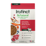 INSTINCT Be Natural Real Beef & Barley Recipe Freeze-Dried Raw Coated All Life Stage Dry Dog Food