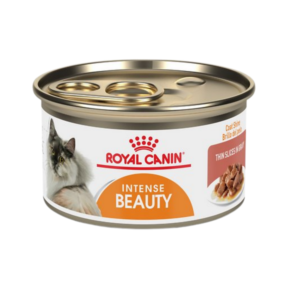 Royal Canin Feline Care Nutrition Intense Beauty Thin Slices In Gravy Canned Cat Food