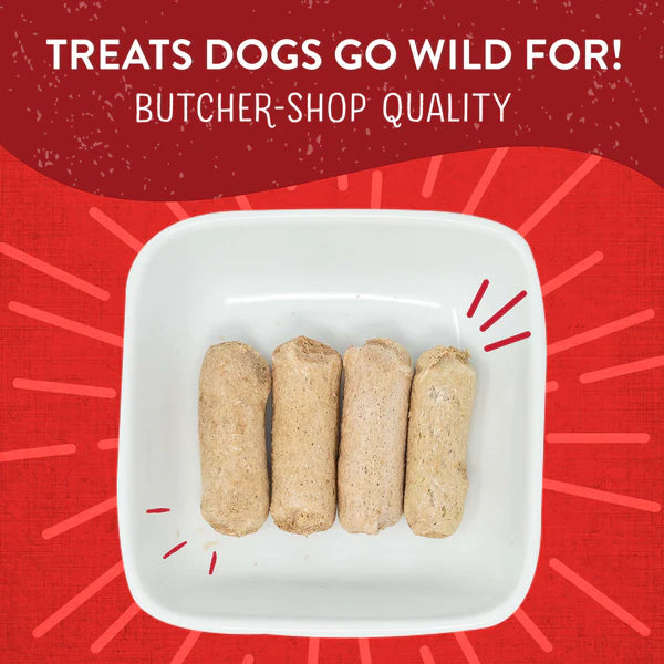 Stella & Chewy's Wild Weenies Bac'n Me Crazy Recipe Freeze-Dried Raw Dog Treats 3 oz
