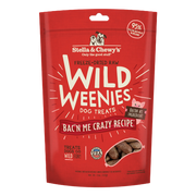Stella & Chewy's Wild Weenies Bac'n Me Crazy Recipe Freeze-Dried Raw Dog Treats 3 oz