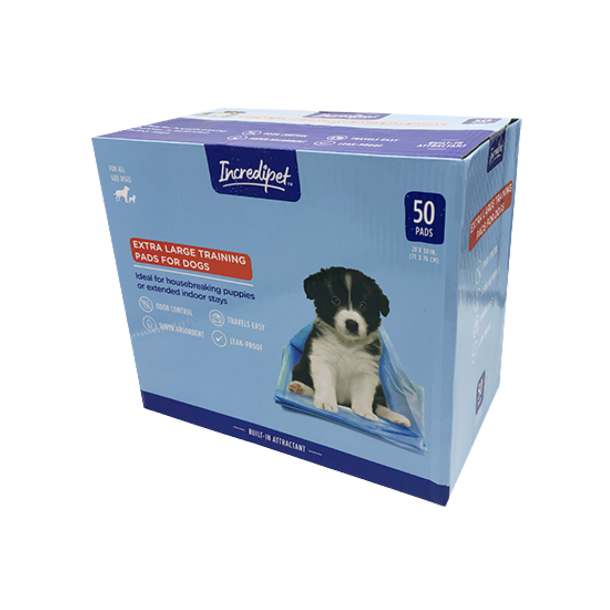 Incredipet Dog Training Pads, Extra Large 50 pk