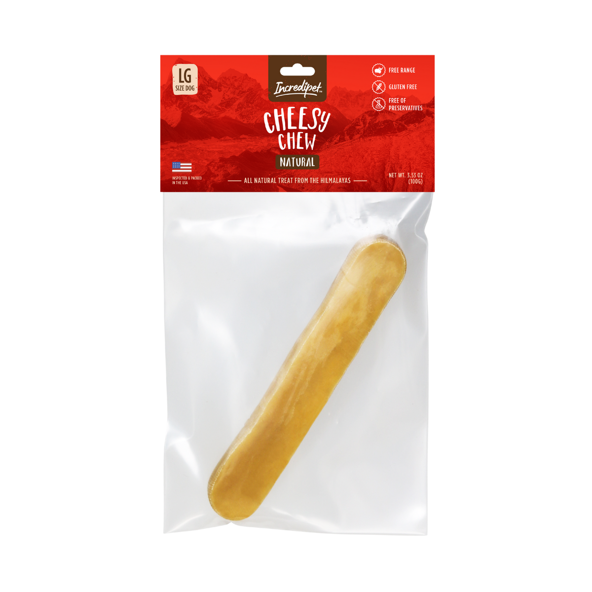 Incredipet Cheesy Chew for Large Dogs 100 gm