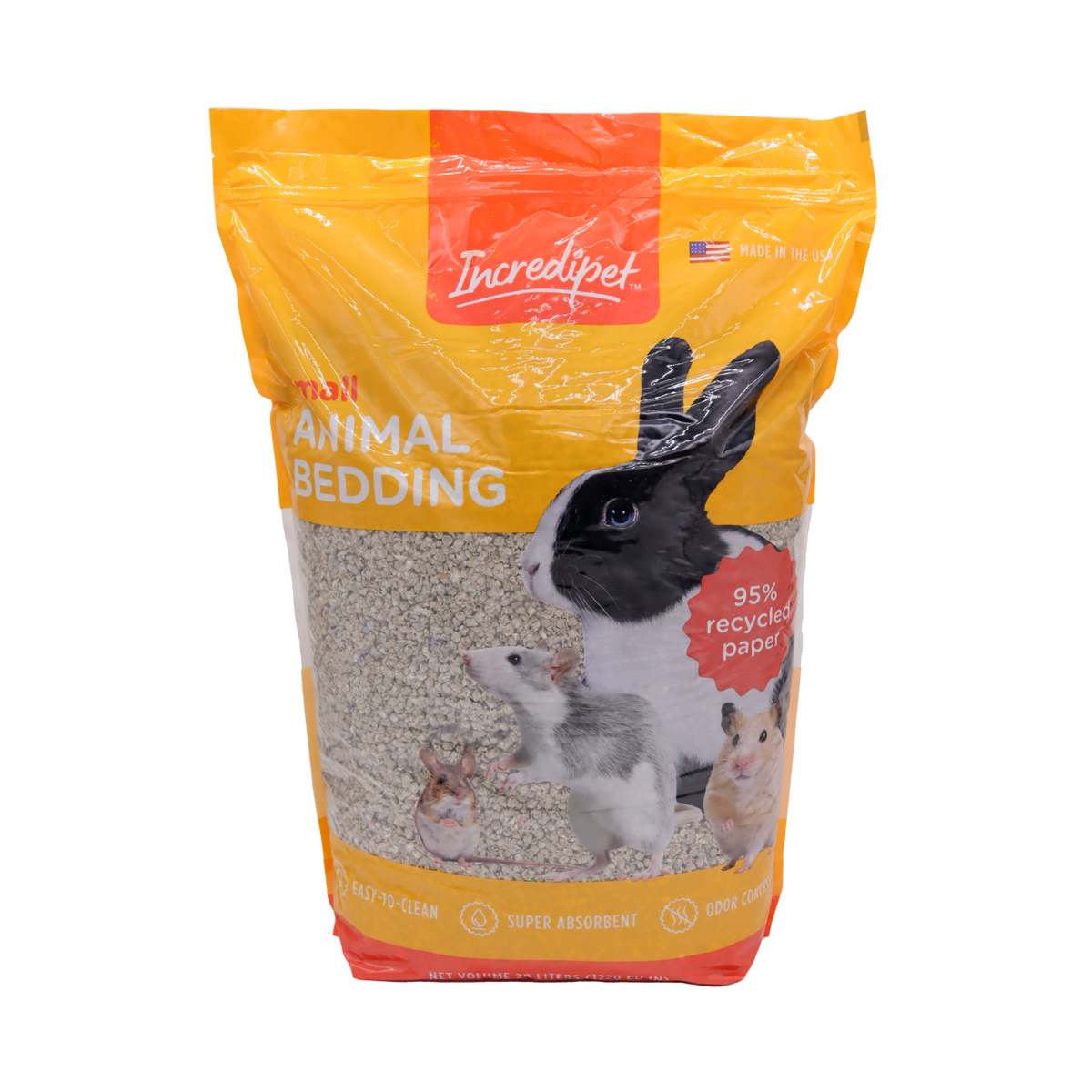 Incredipet Small Animal Grey Paper Bedding