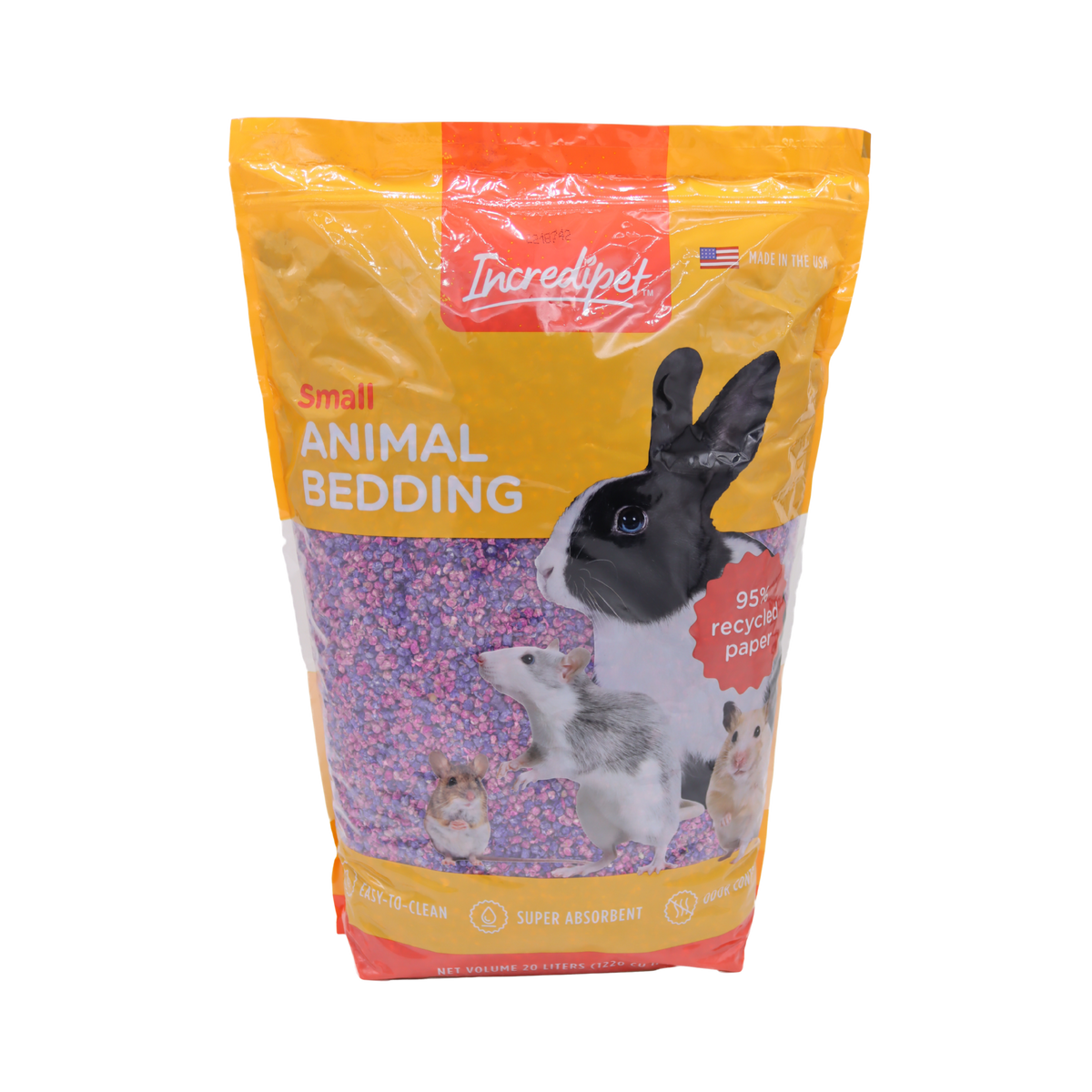 Incredipet Small Animal Multi-Colored Paper Bedding