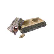 Incredipet Forest Reptile Dual Feeder
