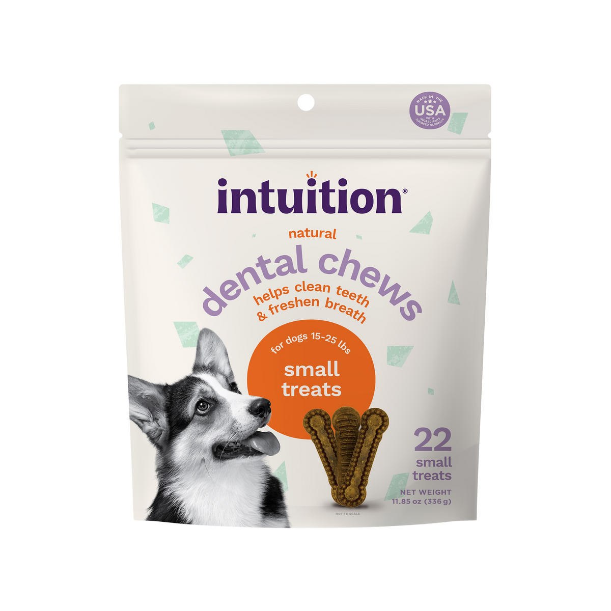 Intuition Small Dental Treats for Dogs 15-25 lbs