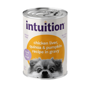 Intuition Chicken Liver, Quinoa & Pumpkin Recipe in Gravy Grain-Free Canned Dog Food