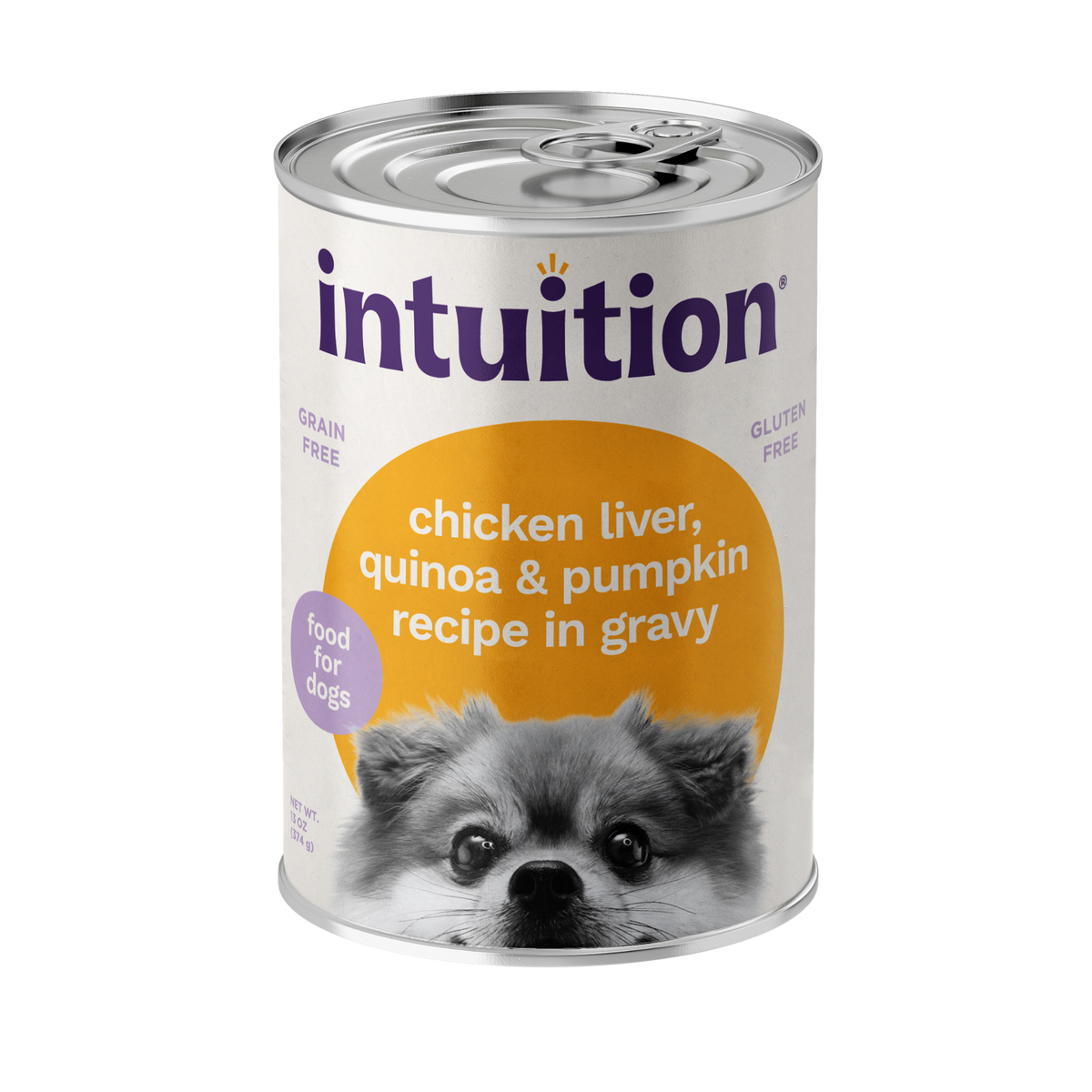 Intuition Chicken Liver, Quinoa & Pumpkin Recipe in Gravy Grain-Free Canned Dog Food