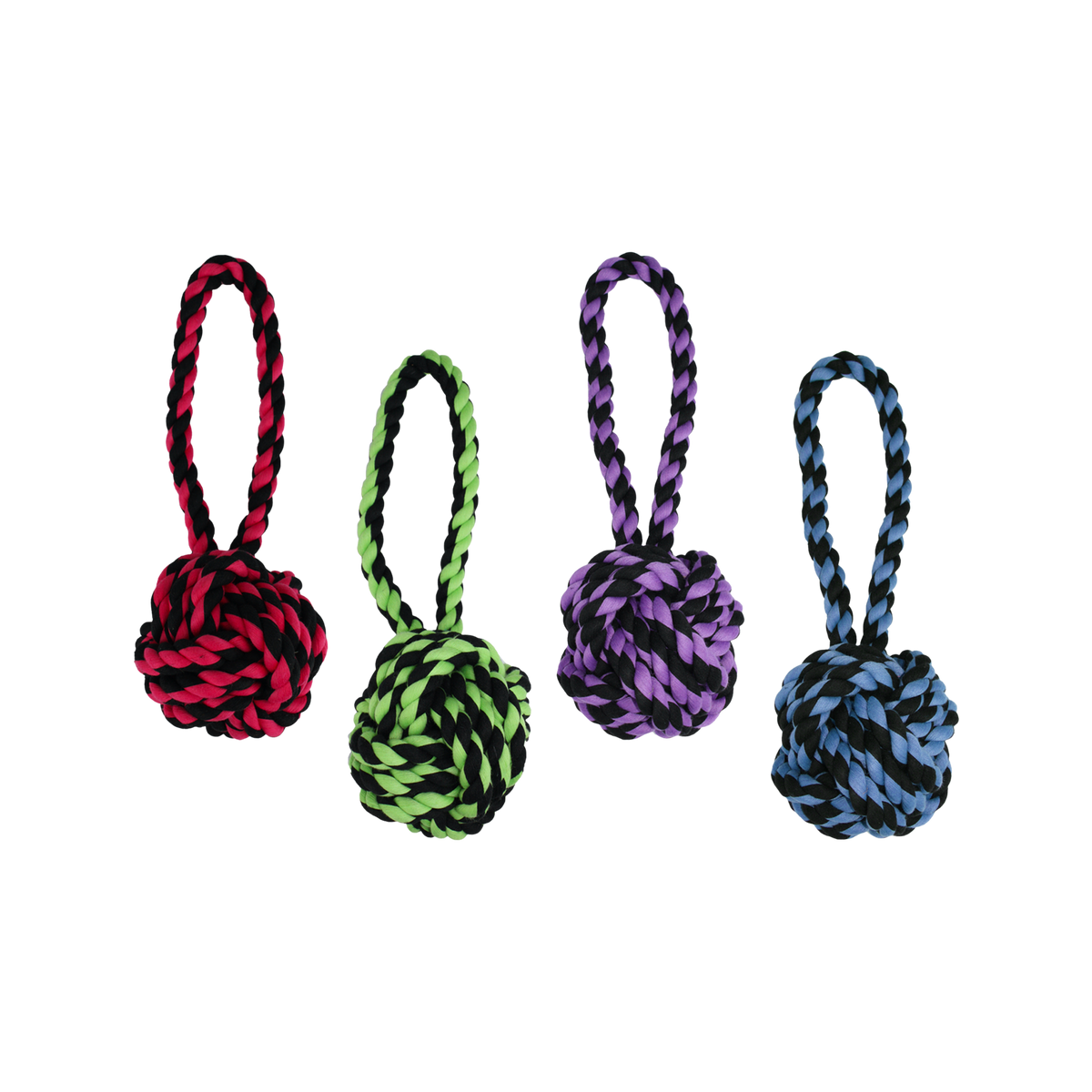 Incredipet Rope Knot with Tug Dog Toy, Assorted 12 in