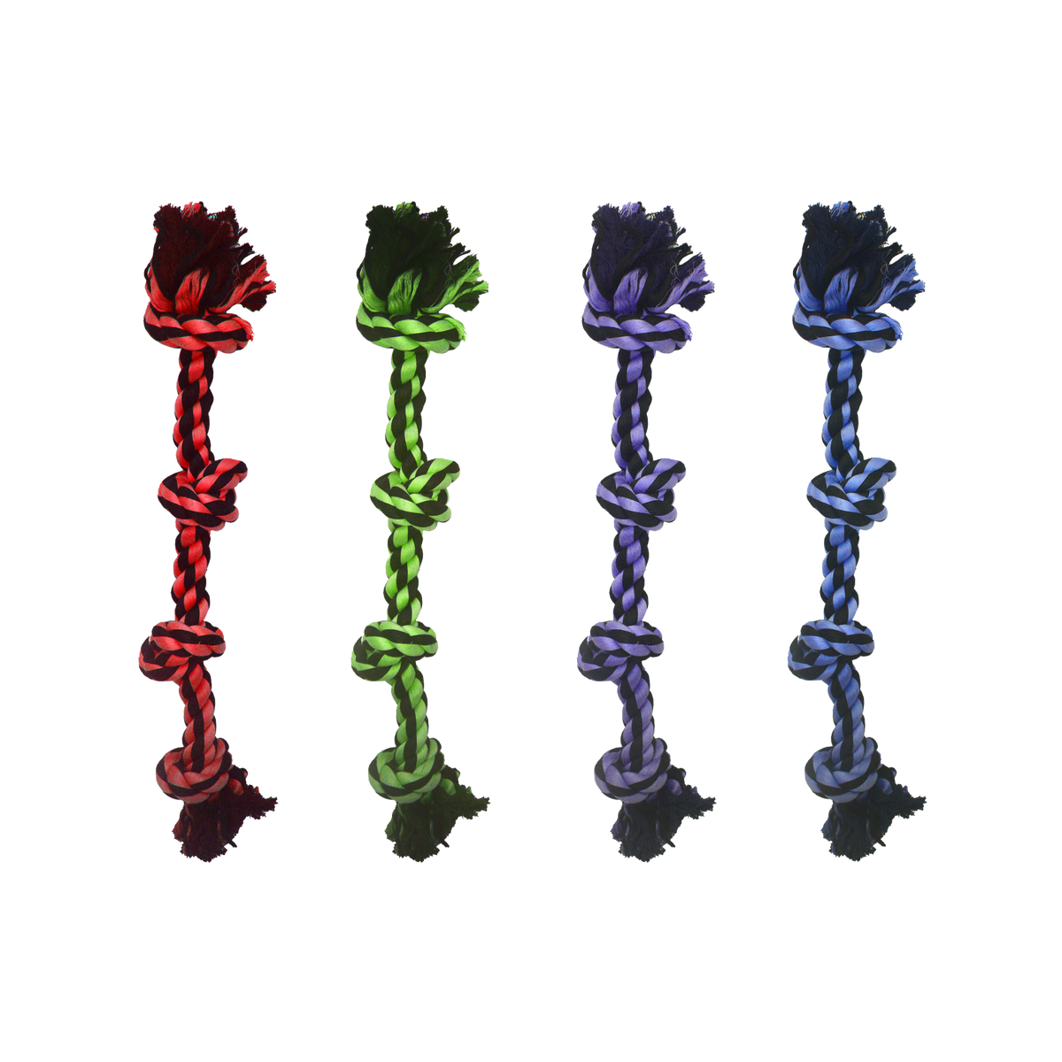 Incredipet 4-Knot Rope Dog Toy, Assorted 25 in
