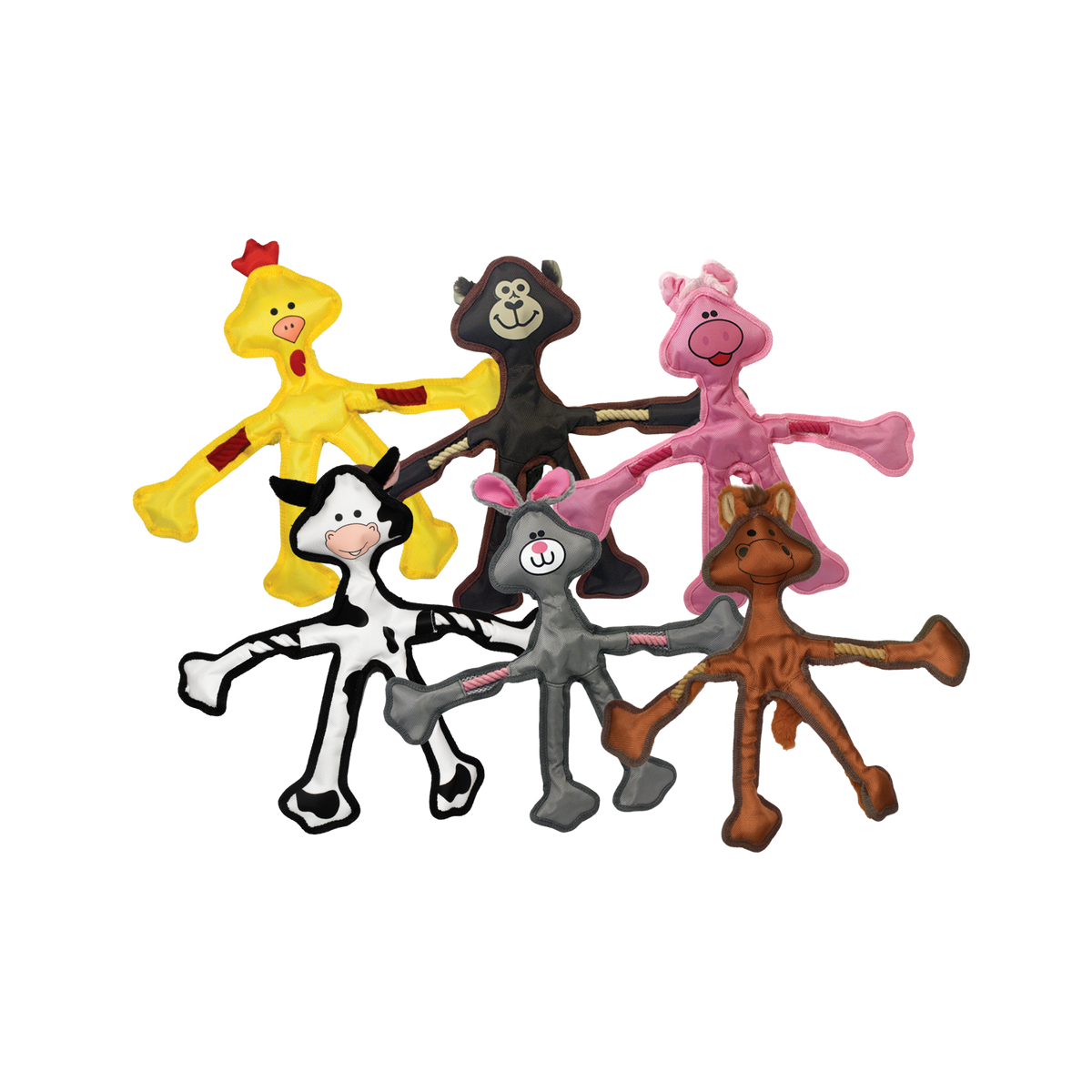 Incredipet Skele-Rope Dog Toy, Assorted 15 in