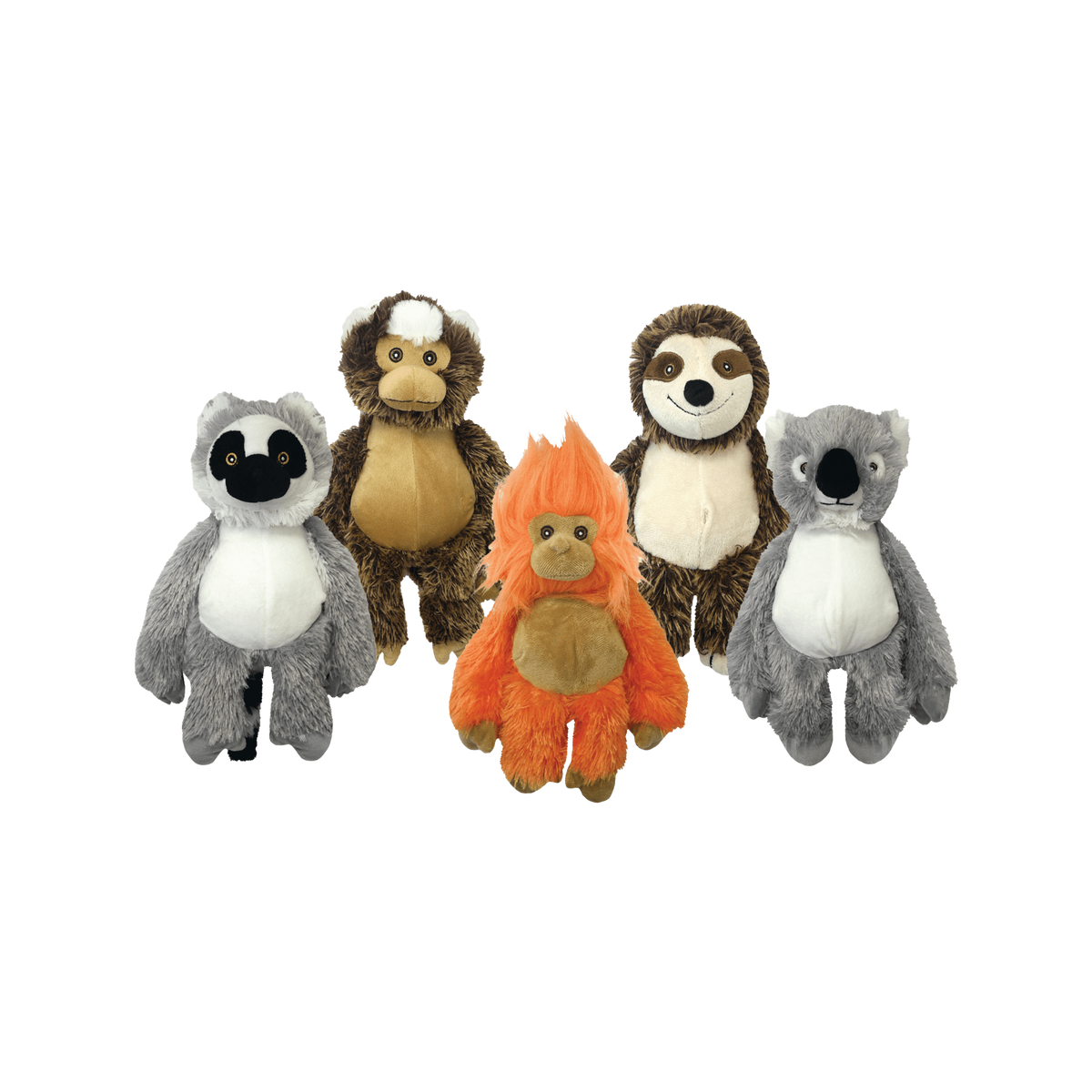 Incredipet Bark Buddy Animal Plush Dog Toy, Assorted 10 in