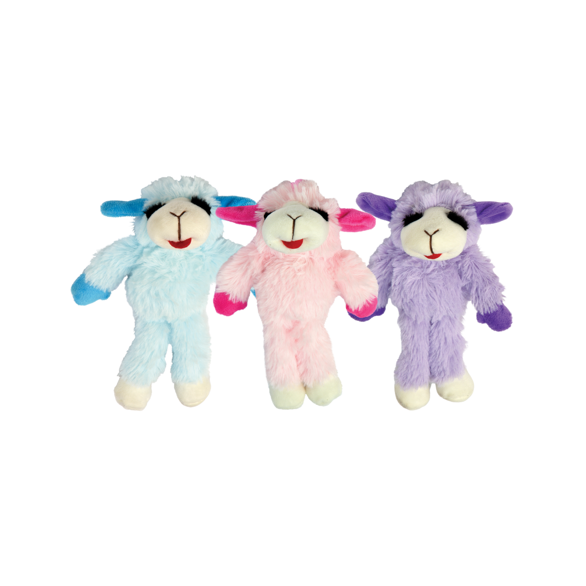 Incredipet Floppy Lamb Plush Dog Toy, Assorted