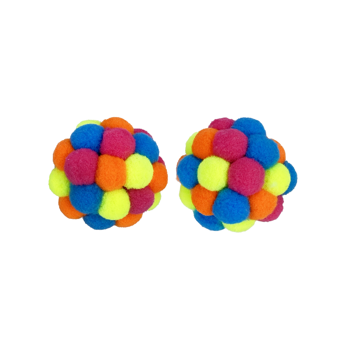 Incredipet Pom Pom Rattle Cat Toy 2 pk
