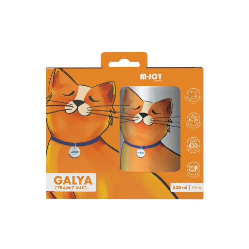 M-Pets Galya Orange Cat Ceramic Mug