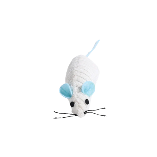 M-Pets Finn the Mouse Ribbed Cat Toy