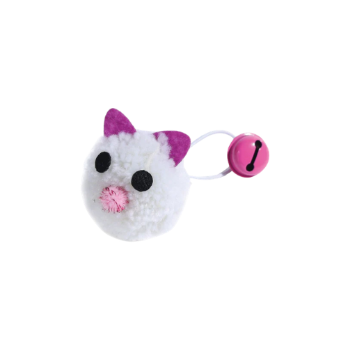 M-Pets Moxie Puff Mouse with Bell Cat Toy