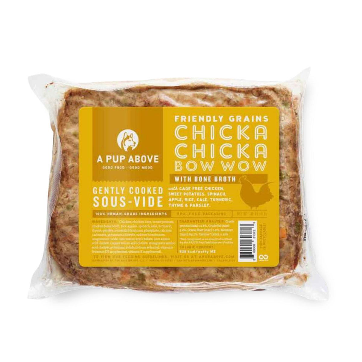 A PUP ABOVE Chicka Chicka Bow Wow Frozen Dog Food
