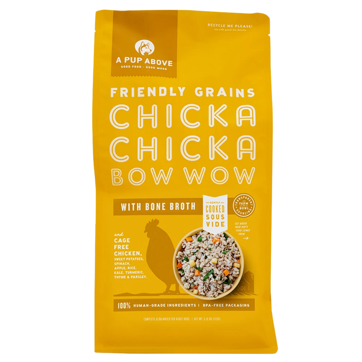 A PUP ABOVE Chicka Chicka Bow Wow Frozen Dog Food