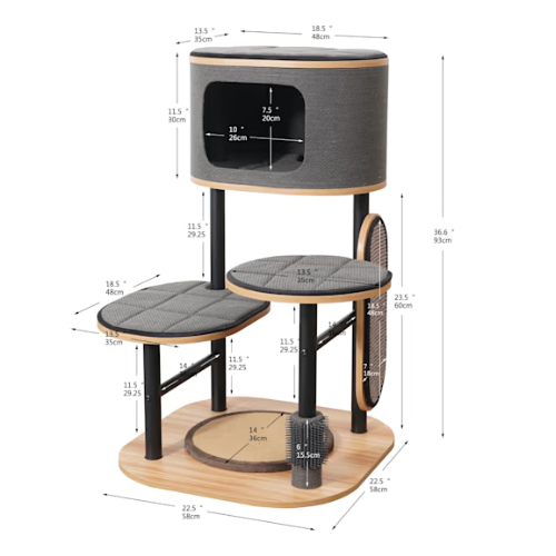 Petpals Starbz Industrial Cat Tree 36 in