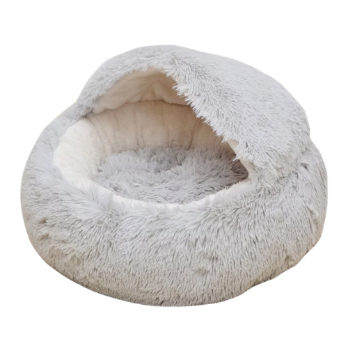 Petpals Igloo Faux Fur Cat Bed