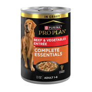 PURINA PRO PLAN Adult Beef & Vegetables Entrée Slices in Gravy Canned Dog Food