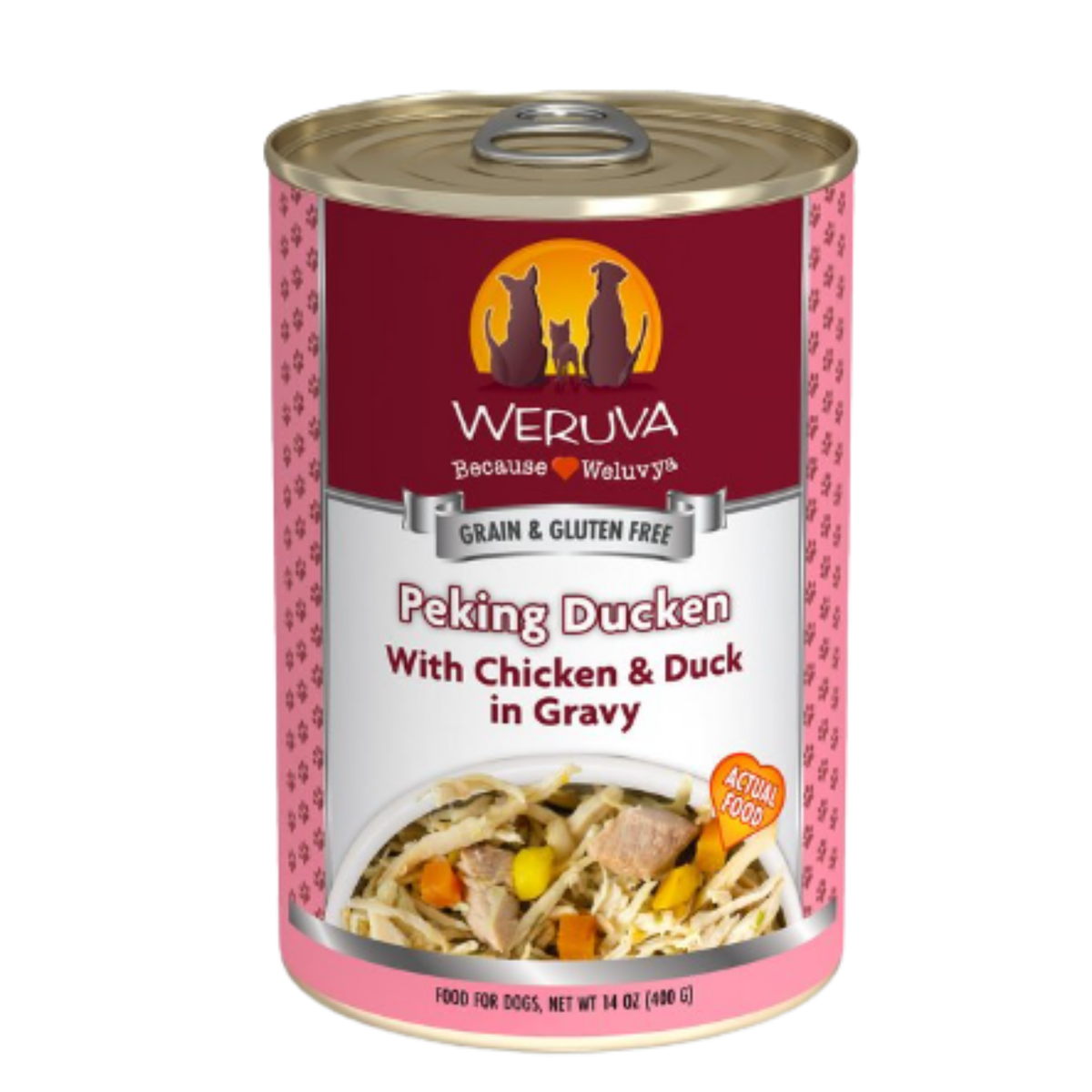 WERUVA Peking Ducken with Chicken & Duck in Gravy Canned Dog Food