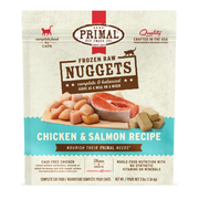 Primal Frozen Nuggets Chicken & Salmon Formula Grain-Free Raw Cat Food 3 lb