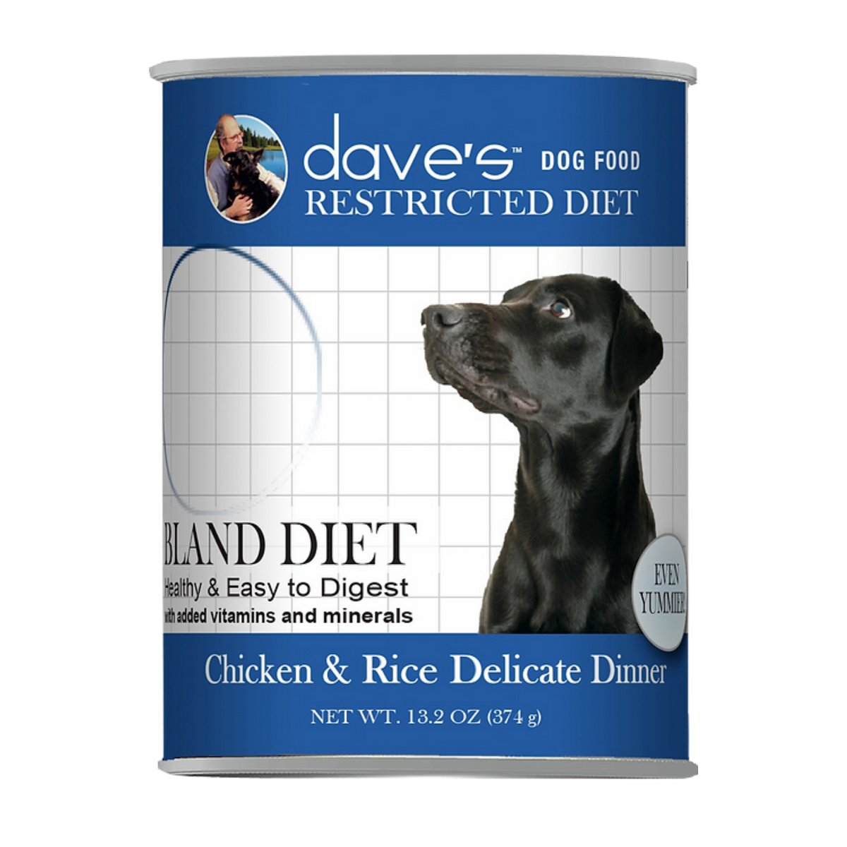 Dave's Restricted Bland Diet Chicken & Rice Delicate Dinner Canned Dog Food