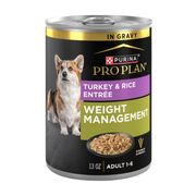 Purina Pro Plan Focus Adult Weight Management Turkey & Rice Entree Morsels In Gravy Canned Dog Food
