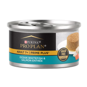 Purina Pro Plan Prime Plus Senior Adult 7+ Ocean Whitefish & Salmon Entrée Classic Grain-Free Wet Cat Food