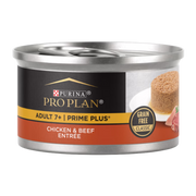 PURINA PRO PLAN Prime Plus Senior Adult 7+ Chicken & Beef Entrée Classic Grain-Free Wet Cat Food