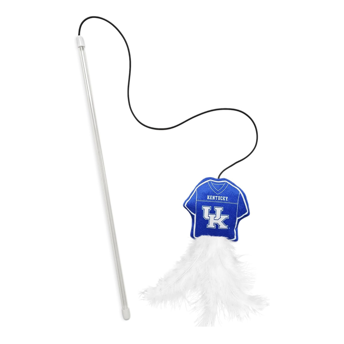 Pets First Kentucky Wildcats Jersey Teaser Wand with Catnip