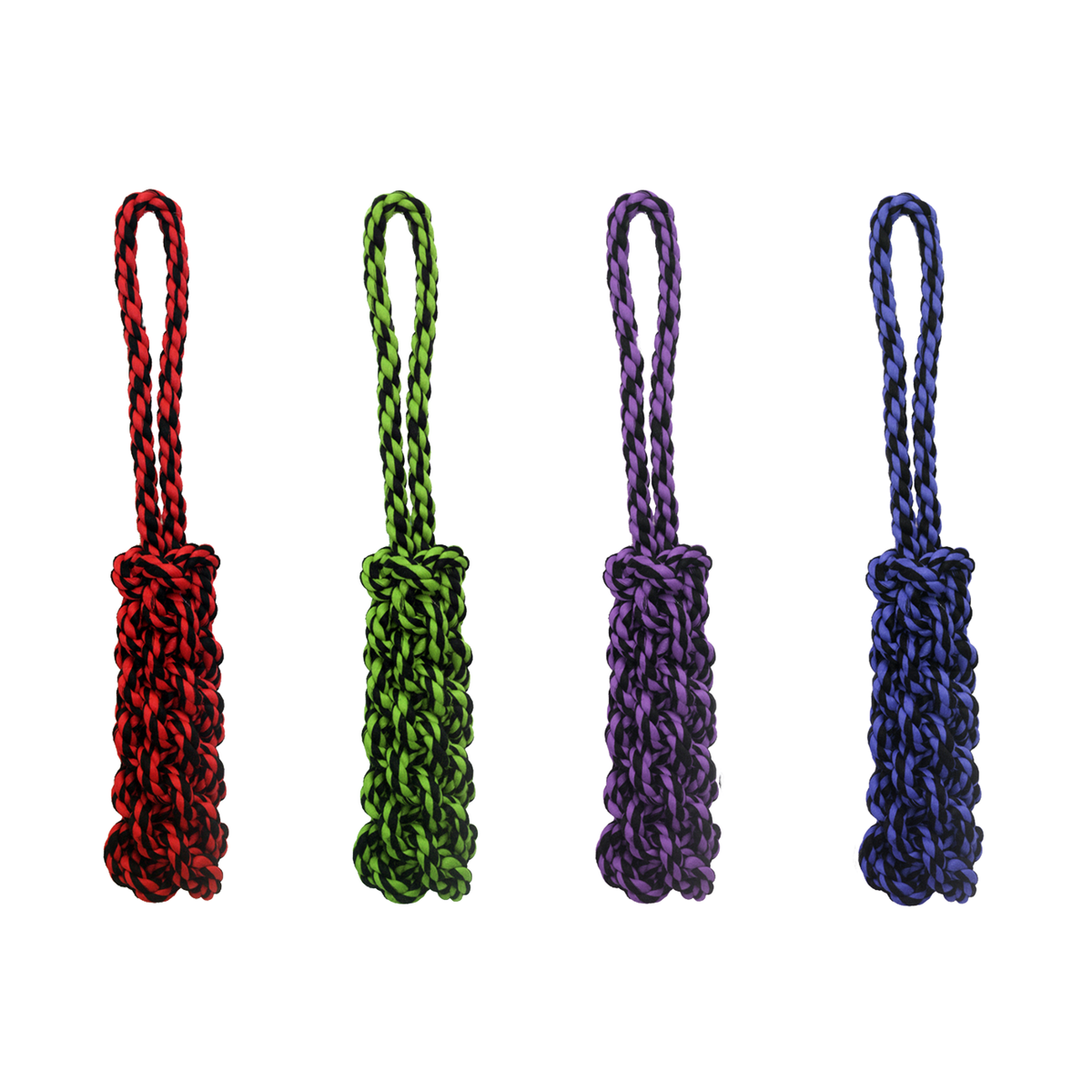 Incredipet Rope Tug with Braided Stick Dog Toy, Assorted 16 in