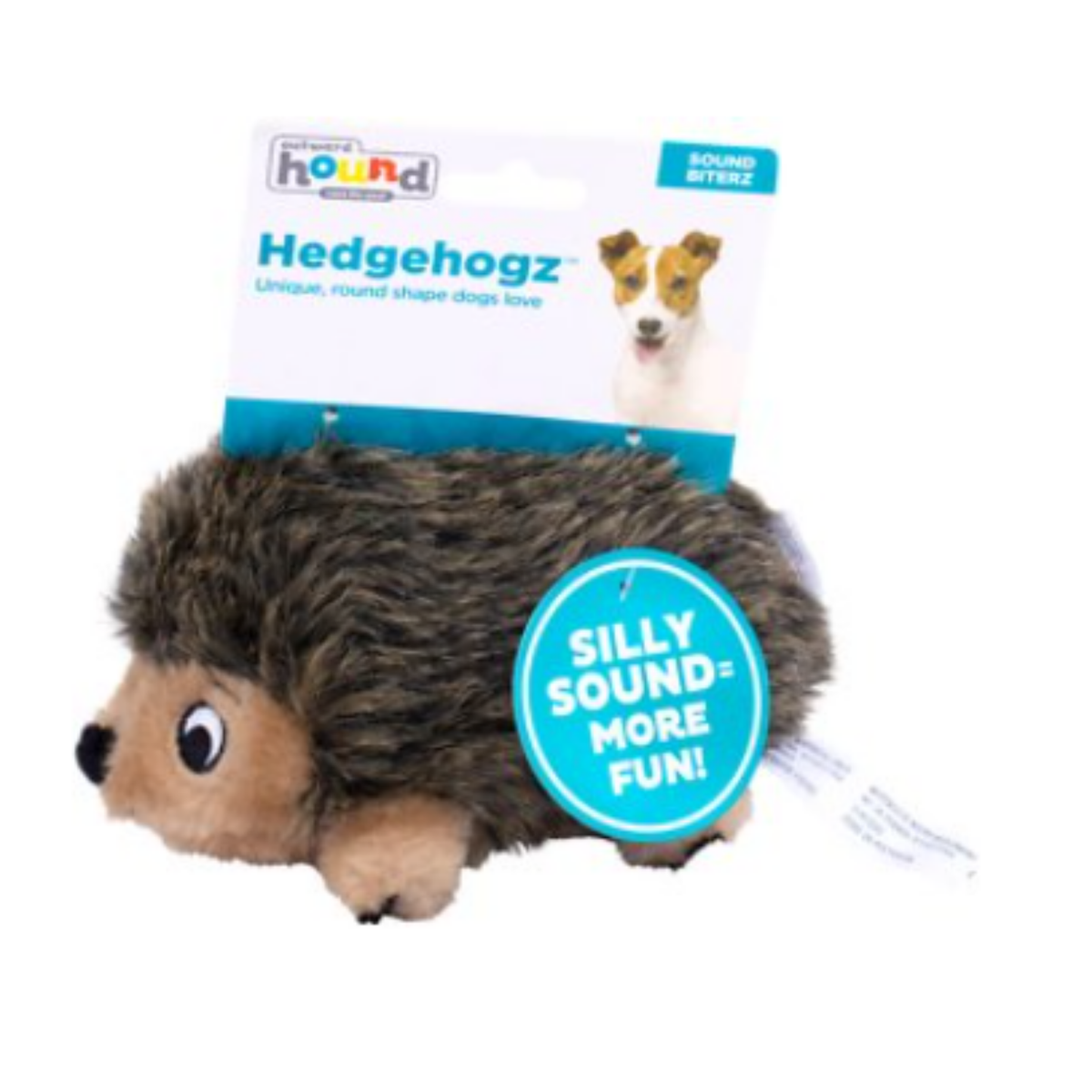 Outward Hound Hedgehogz Squeaking Plush Dog Toy