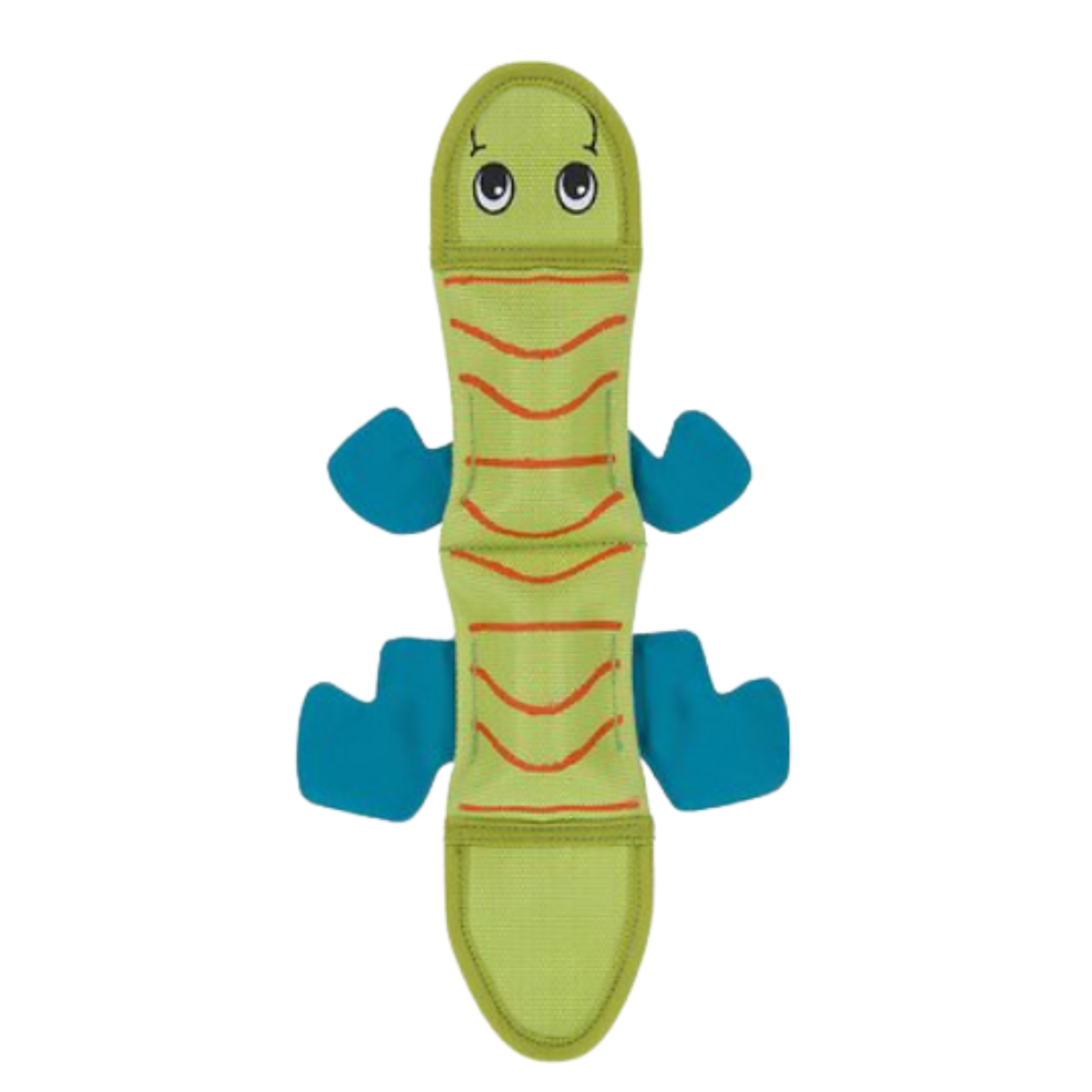 Outward Hound Fire Biterz Two Squeaker Lizard Dog Toy