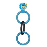Jw Pet Invincibles Triple Chains Dog Toy L