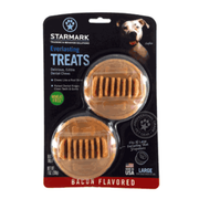 Starmark Everlasting Bacon Flavored Treats with Dental Ridges for Dogs