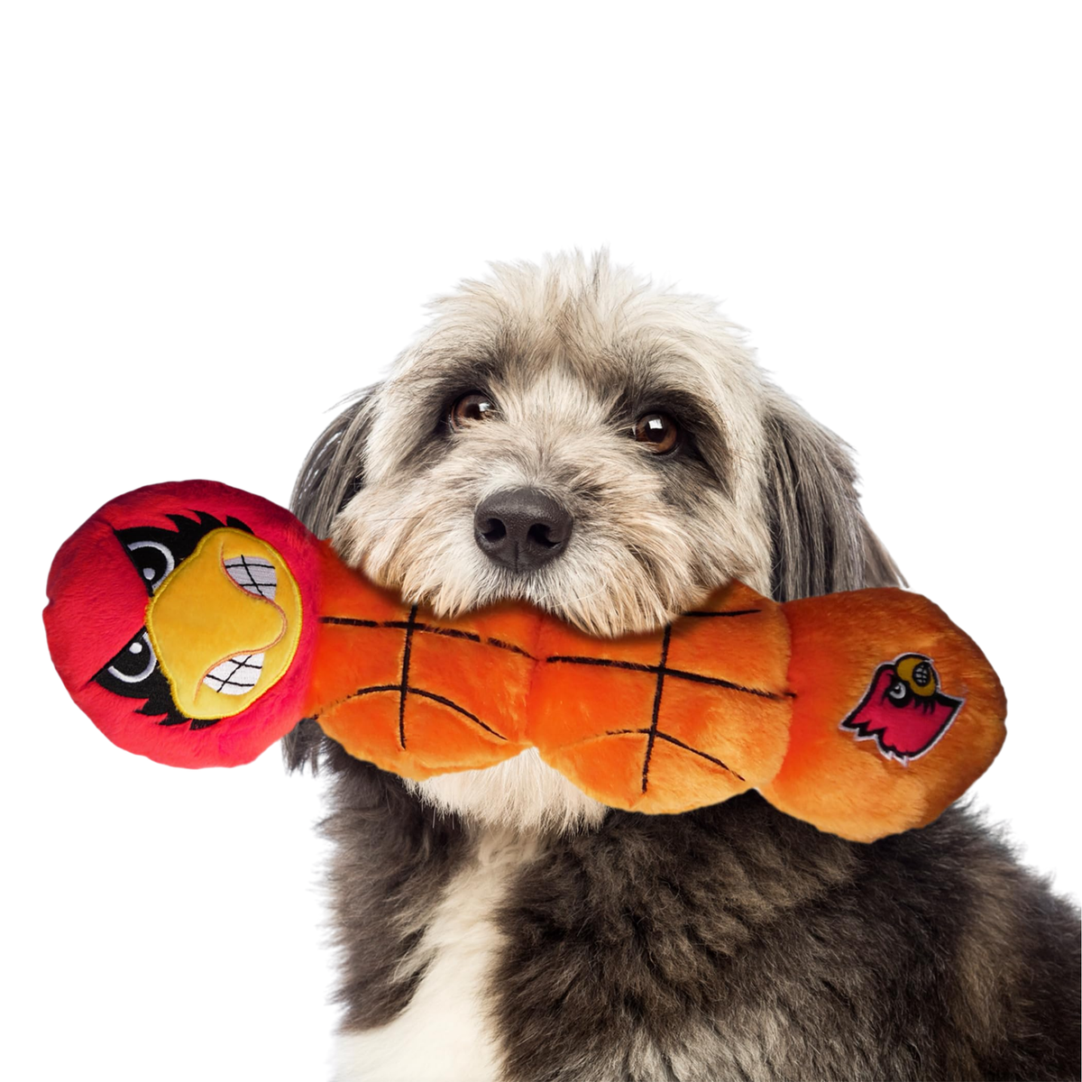 Pets First University Of Louisville Cardinal Mascot Pet Toy