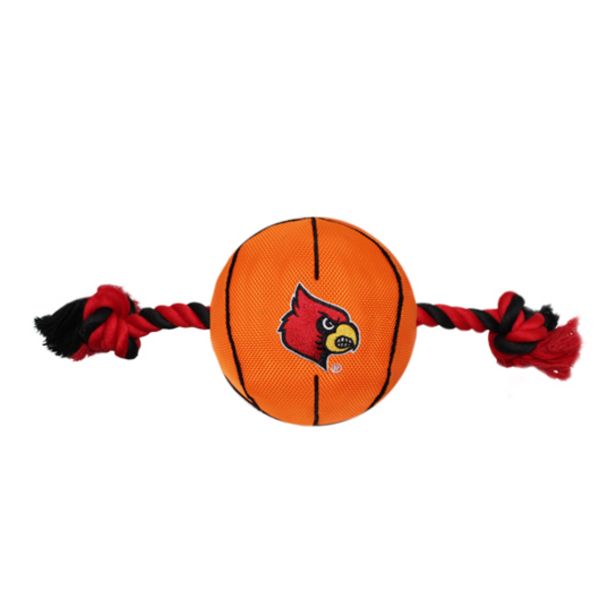 Pets First University of Louisville Cardinals Nylon Basketball Rope Dog Toy