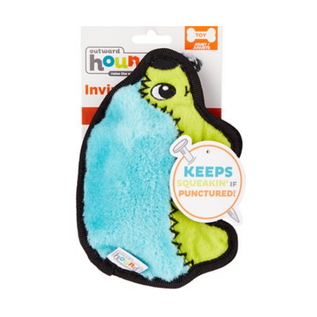 Outward Hound Invincibles Mini Hedgehog Stuffing-Free Dog Toy Mini